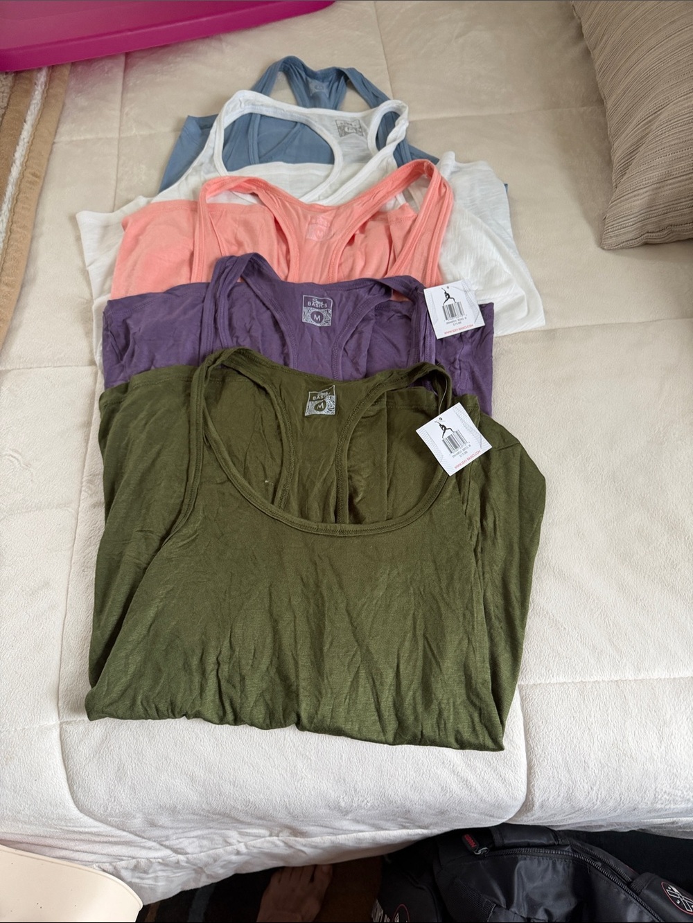 Everyday Scoop Tank Top — Olive